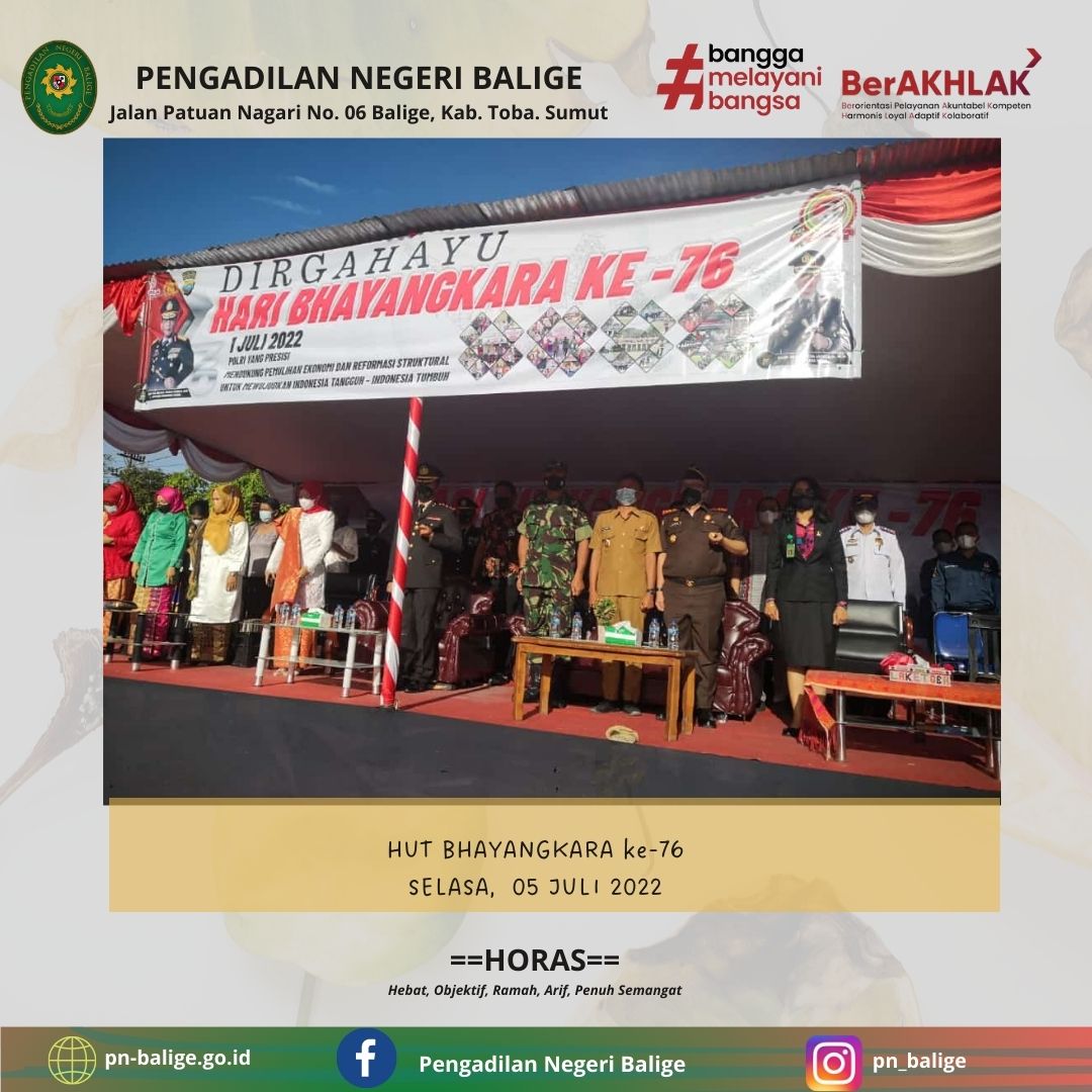 HUT Bhayangkara ke 76